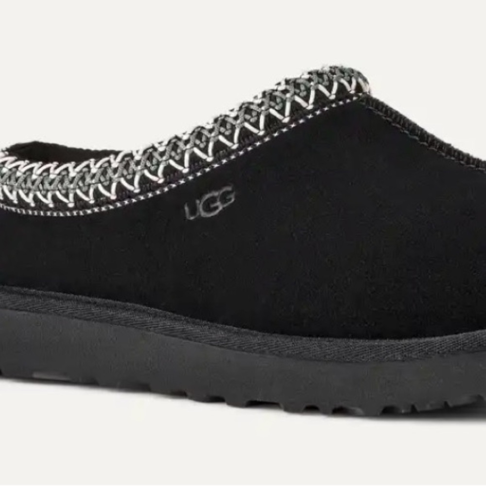 UGG Tasman ll Women's Black Cozy Slippers size 7 brand new